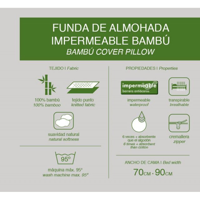 Бамбуков протектор за възглавница Bambu